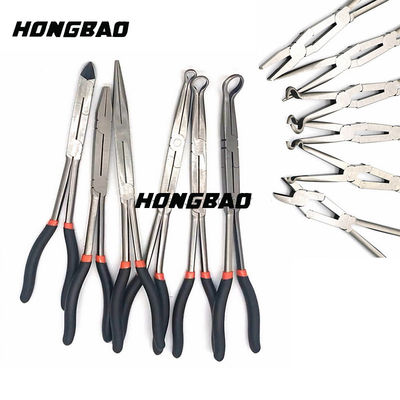 Расширенные плоскогубцы пружинного кольца дополнительной длинной длинной достигаемости внутренние удваивают x совместное   13&quot;