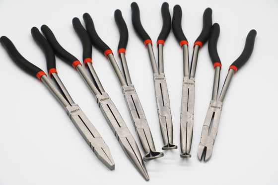 Плоскогубцы достигаемости 13 дюймов длинные зажим пружинного кольца двойника x 2 частей совместный внешний