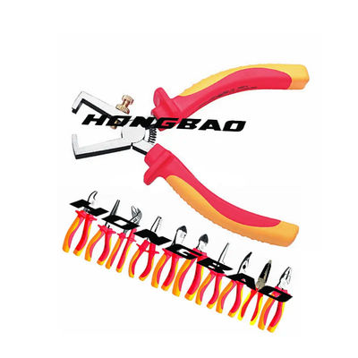 ручные резцы VDE 1000V 8&quot; 200mm установили плоскогубцы изоляции обнажая привязывают гофрируя плоскогубцы