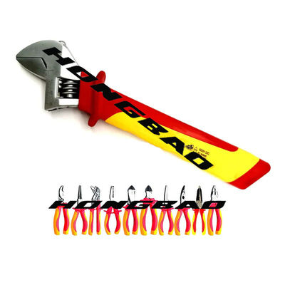 6 7 8&quot; изолировало плоскогубцы Vde установило плоскогубцы AC эргономической ручки 1000V CR-V сжатия электрические режа